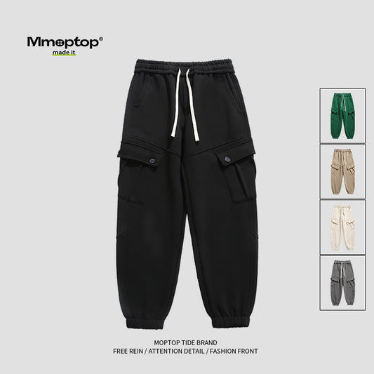 [Mmoptop Series]★Casual Pants★ 5color Pants Bottoms Unisex Men's Gray Black Beige Khaki Brown Green