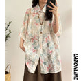 Load image into Gallery viewer, [UATONLINE Series] ★Shirt★ Tops, short sleeves, unisex, men's, openwork, floral pattern, summer clothing, loose fit
