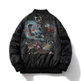 Load image into Gallery viewer, [YZHT Series]★China style outerwear★Jacket Embroidery Dragon Dragon Crest Unisex Men's Black Black
