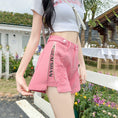 Load image into Gallery viewer, [Flower Series] ★Shorts★ Shorts Pants Denim 2color Easy to match Summer SML Blue Black
