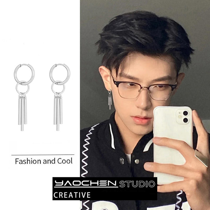 [YAOCHEN Series] ★Earrings★ Earrings Accessories Unisex Men Women Star Star Easy to match