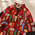 Load image into Gallery viewer, [TRAVEL ISSUANCE Series]★Shirt★ Print Unisex Chinese Letters Red Red Loose ML XL 2XL
