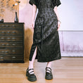 Load image into Gallery viewer, [Big Blue Dragon Series]★China style trousers★Bottoms Gaucho pants Loose Casual Black Black
