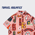 Gallery viewerに画像を読み込む, 【TRAVEL ISSUANCEシリーズ】★チャイナ風トップス★ 半袖 シャツ 文字柄 男女兼用 メンズ M L XL 2XL レディース 夏服 ピンク
