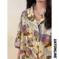 Load image into Gallery viewer, [UATONLINE Series] ★Shirt★ Tops, short sleeves, unisex, men's, openwork, floral pattern, summer clothing, loose fit
