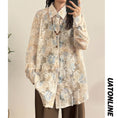 Load image into Gallery viewer, [UATONLINE Series] ★Shirt★ Tops, short sleeves, unisex, men's, openwork, floral pattern, summer clothing, loose fit
