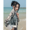 Load image into Gallery viewer, [Daiseiryuu 4 Series] ★Chinese-style tops★ Outerwear, shirts, long-sleeved shirts, sun protection, Chinese clothing, gray
