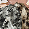 Load image into Gallery viewer, [SENSU series] ★Chinese-style tops★ 2 colors, shirt, short sleeves, unisex, men's, large size, Chinese clothing, ink-wash pattern, tie-dye
