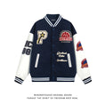 Load image into Gallery viewer, [Satoru Series]★Jacket★ Stadium jacket outerwear, unisex, men's, navy, stylish, easy to match
