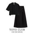 Load image into Gallery viewer, [YOYO CLUBB Series] ★Chinese-style set-up, single order★ 2 colors, top or skirt, improve your style, Chinese clothing
