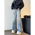 Load image into Gallery viewer, [BIGEMAN Series] ★Denim pants★ 2 colors Bottoms Unisex Men's Casual Simple Easy to match
