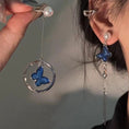 Load image into Gallery viewer, [Drejew Series] ★Chinese-style earrings★ Pair of earrings or earrings, fan, sense, fringe, unique
