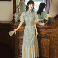 Load image into Gallery viewer, [HONGSHE Series] ★Chinese Dress★ Lace Chinese-style dress, switching, slimming, party
