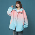 Load image into Gallery viewer, [Fujiiman Series]★Jacket★ 4color outerwear unisex men's gradation pink red green purple
