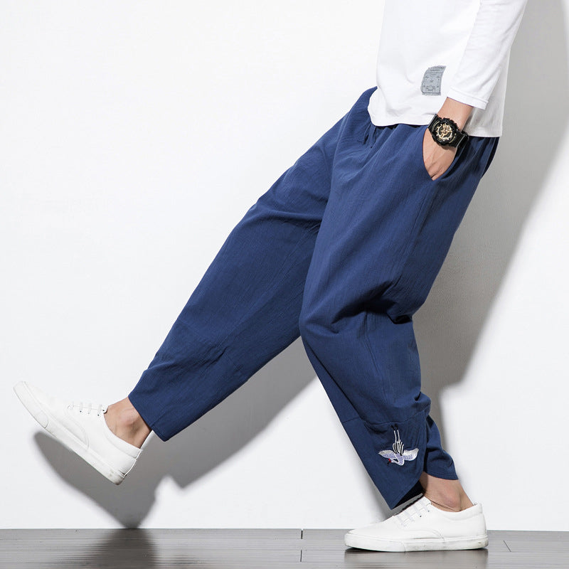 [BIGEMAN Series] ★Denim pants★ 2 colors Bottoms Unisex Men's Casual Simple Easy to match