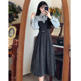 Load image into Gallery viewer, [YAMENGNI Series]★China style dress★ Women's long sleeve fake layered retro large size
