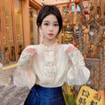 Load image into Gallery viewer, [MEIYI Series] ★China style tops★ Shirt, embroidery, long sleeve shirt, improves temperament, ladies, easy to match
