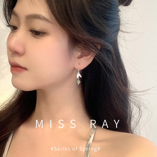 【MissRayStudioシリーズ】★チャイナ風耳飾り★ ピアスorイヤリング ペア アクセサリー レディース 可愛い