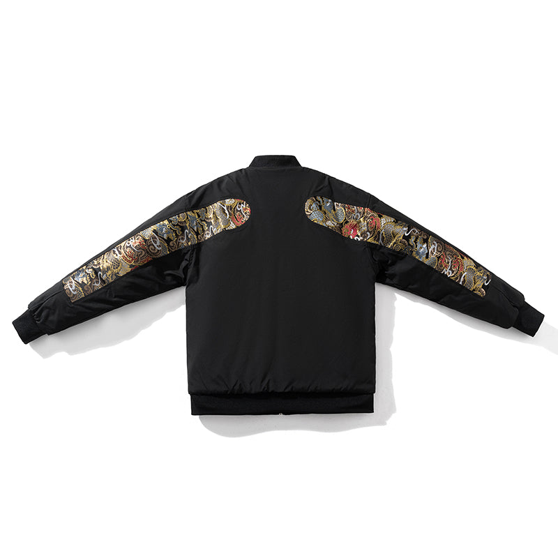 [YZHT Series]★China style outerwear★Jacket Unisex Men's Black Easy to match