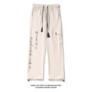 [BIGEMAN Series]★China style pants★ 2color casual pants bottoms unisex men's large size black beige fringe