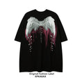 Load image into Gallery viewer, [XPKAEAX Series] ★T-shirt★ Tops Short Sleeve Wings Unisex Men's Women's Fashion Black White
