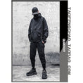 Load image into Gallery viewer, [WL Series] ★Jacket★ Outerwear with hood, unisex, men's black, black, easy to match, unique
