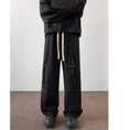 Load image into Gallery viewer, [PPG Series]★Denim Pants★ 2color Jeans Bottoms Trousers Unisex Men's Cross Black Blue
