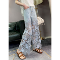 Load image into Gallery viewer, [HANMOYAN Series] ★Denim pants★ Pants Bottoms Butterfly Unique Women's Cute Easy to match
