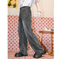 Load image into Gallery viewer, [Kokaisha Series] ★China style pants★ Chiffon gaucho pants Spring/Summer Loose Black Black SML XL
