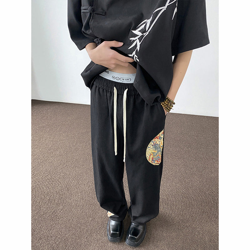 [Takashi Series] ★China style trousers★ 2color trousers, casual pants, bottoms, unisex, men's, large size