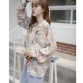 Load image into Gallery viewer, [BUDING Series] ★Shirt★ Tops Long Sleeves Thin Print Women's Unique Cute SML XL Retro
