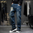 Load image into Gallery viewer, [BIGEMAN Series] ★Denim pants★ 2 colors Bottoms Unisex Men's Casual Simple Easy to match
