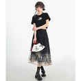 Load image into Gallery viewer, [Mori Onna Buraku Series] ★Chinese style skirt★ 2 types available Long length or short length Bottoms Butterfly Chinese clothing
