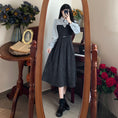 Load image into Gallery viewer, [YAMENGNI Series]★China style dress★ Women's long sleeve fake layered retro large size
