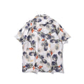 Load image into Gallery viewer, Very popular item [BEAT BOY series]★China style shirt★ Letter pattern Kanji short sleeve shirt Floral pattern shirt Print tops Unisex Men's ML XL 2XL
