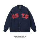 [TIRED STUDIO Series] ★Stadium Jacket★ 2color Outer Jacket Unisex Men's Large Size Gray Navy