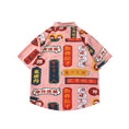 Load image into Gallery viewer, Very popular item [BEAT BOY series]★China style shirt★ Letter pattern Kanji short sleeve shirt Floral pattern shirt Print tops Unisex Men's ML XL 2XL
