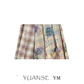 Load image into Gallery viewer, [YUANSE Series] ★Skirt★ Bottoms Plaid Skirt Graffiti Ladies Literary Style
