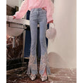 Load image into Gallery viewer, [HANMOYAN Series] ★Denim pants★ Pants Bottoms Butterfly Unique Women's Cute Easy to match
