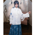 Load image into Gallery viewer, [Kokaisha---Butterfly Gin Series] ★Chinese-style top★ Happi coat, outerwear, unique, embroidered, butterfly, retro, easy to match
