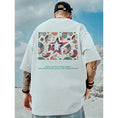 Load image into Gallery viewer, [MOYAN Series] ★Tops★ 4color T-shirt Unisex Men's Large Size Print Short Sleeve Casual
