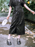 Load image into Gallery viewer, [Big Blue Dragon Series]★China style trousers★Bottoms Gaucho pants Loose Casual Black Black
