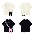 Gallery viewerに画像を読み込む, 【Feel lonelyシリーズ】★Tシャツ★ 3color 半袖 コットン 男女兼用 メンズ 猫 ねこ ネコ コットン カップル服
