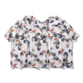 Load image into Gallery viewer, Very popular item [BEAT BOY series]★China style shirt★ Letter pattern Kanji short sleeve shirt Floral pattern shirt Print tops Unisex Men's ML XL 2XL
