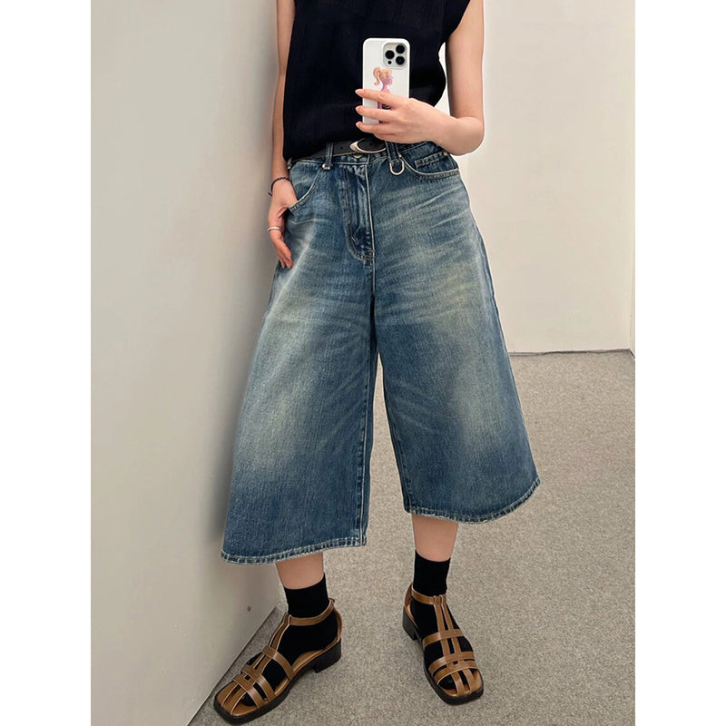 [HANMOYAN Series] ★Denim pants★ Pants Bottoms Butterfly Unique Women's Cute Easy to match