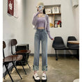 Load image into Gallery viewer, [HANMOYAN Series] ★Denim pants★ Pants Bottoms Butterfly Unique Women's Cute Easy to match
