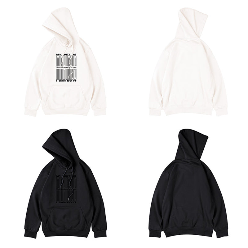 [MOYAN Series]★China style hoodie★ 8color tops Kanji letter pattern unisex men's large size