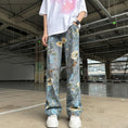 Load image into Gallery viewer, [HANMOYAN Series] ★Denim pants★ Pants Bottoms Butterfly Unique Women's Cute Easy to match
