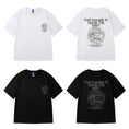 Gallery viewerに画像を読み込む, 【MOYANシリーズ】★Tシャツ★ 2color トップス 半袖 男女兼用 メンズ 大きいサイズ コットン ブラック ホワイト おしゃれ
