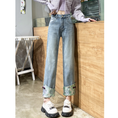 Load image into Gallery viewer, [HANMOYAN Series] ★Denim pants★ Pants Bottoms Butterfly Unique Women's Cute Easy to match
